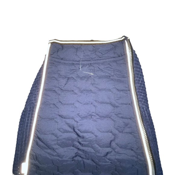 NWT Top Paw Navy Packable Bag Quilted Zipper Reflective Lightweight Coat L - Picture 2 of 6